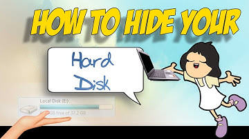 How to hide your hard disk without using software ( Tips and Tricks )