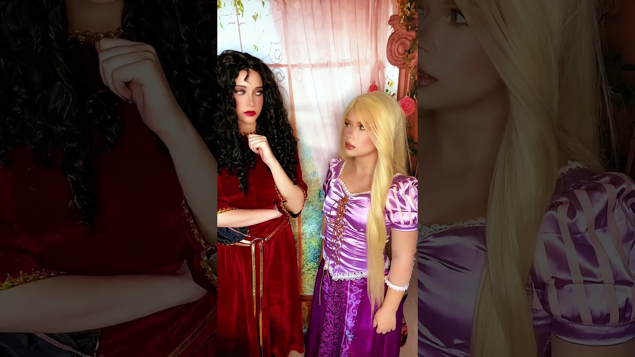 Did I mumble? | Rapunzel and Gothel (@witchera_) #cosplay | Tangled