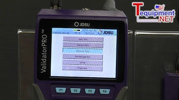 JDSU ValidatorPro PlanEm Software