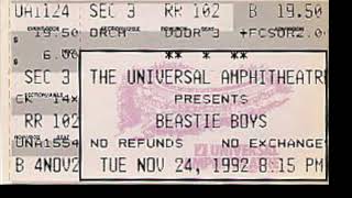 Beastie Boys - Michelle’s Farm ( 11/24/1992 Los Angeles, California )