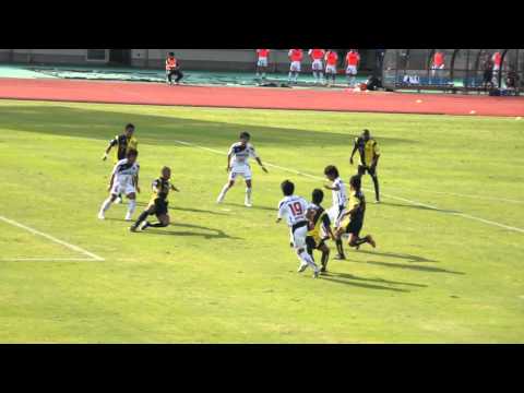 2011 天皇杯 2回戦 ファジアーノ岡山 後半 草津ゴール前での攻防