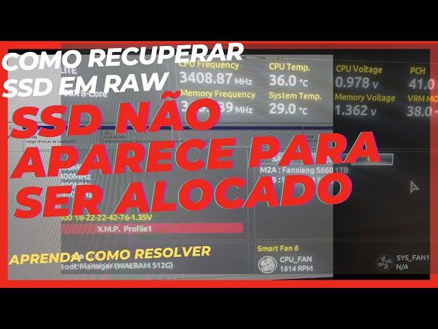 ssd aparece na bios mas o windows nao reconhece - YouTube