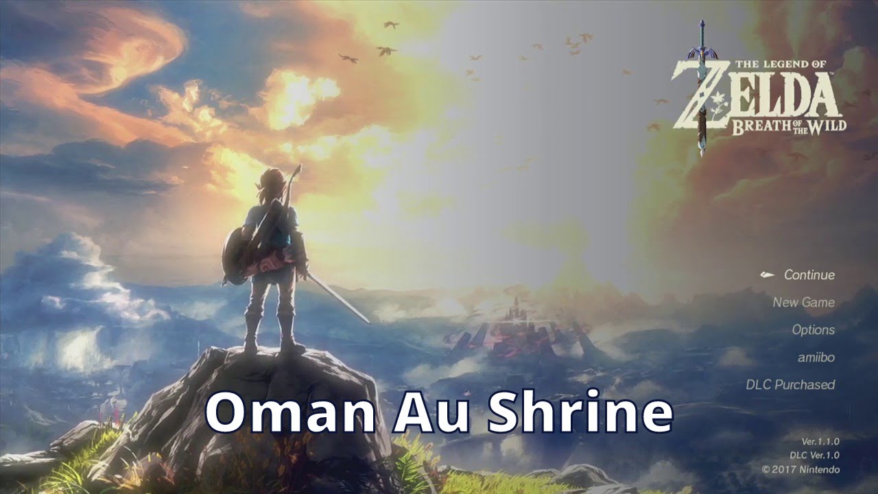 Oman Au Shrine - Zelda Breath of the Wild - 100% Walkthrough Playthrough Guide 2