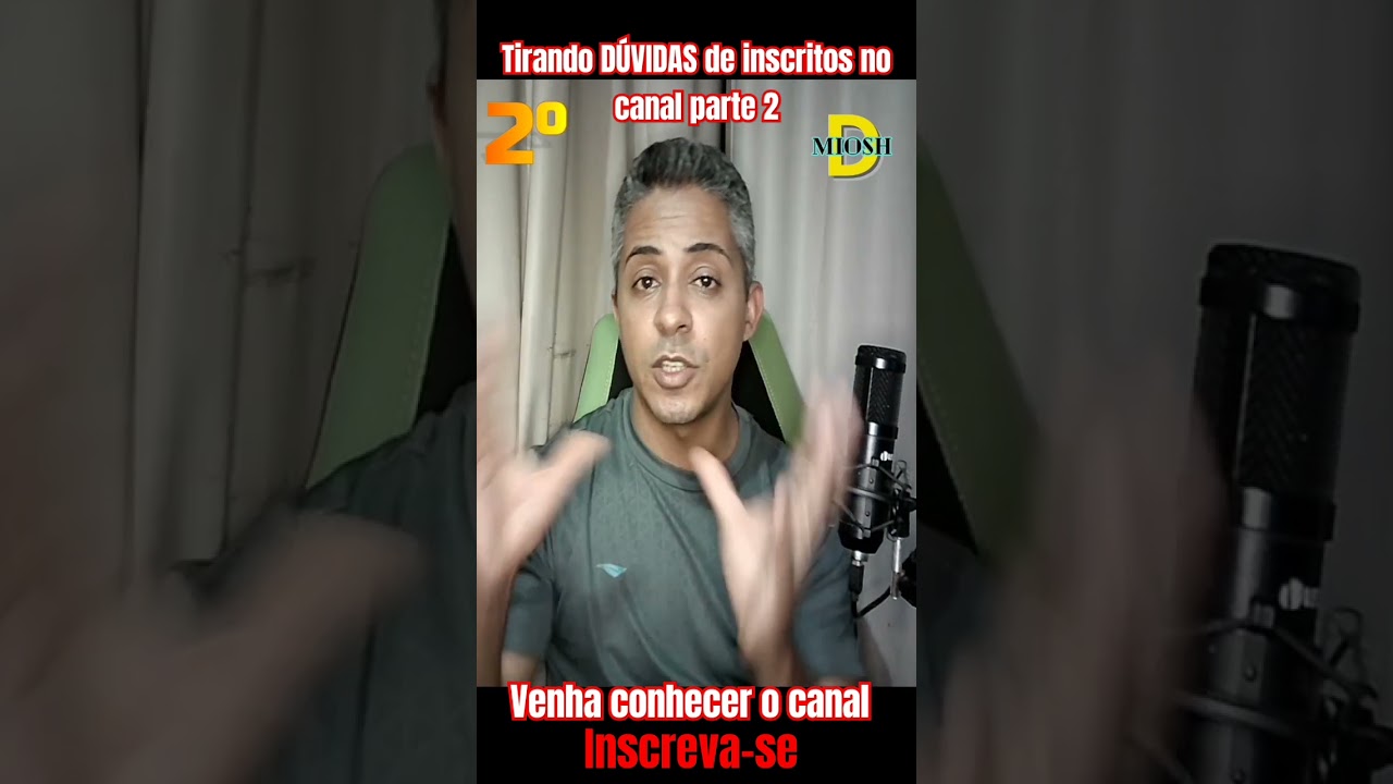 Tirando DÚVIDAS de inscritos do canal parte 2 