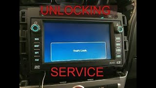 How to unlock Radio on 2007 and newer GMC Yukon using 