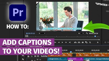 How To Add Automatic Captions In Premiere Pro Super Fast 2025!