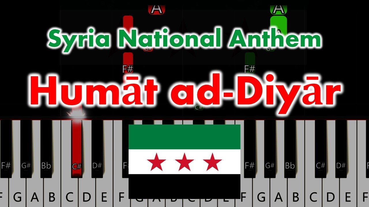 Syria National Anthem (Humat ad-Diyar) | Easy Piano Tutorial 🇸🇾 - YouTube