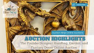 The Poulsbo Designer Handbag, Garden, and Fantasy Decor Online Auction