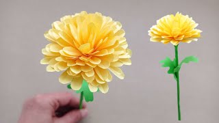 DIY Paper Chrysanthemum | How To Make Paper Flower Craft