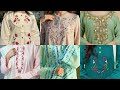 Beautiful hand embroidery neck design ideas 🪡💐 RF Handcraft