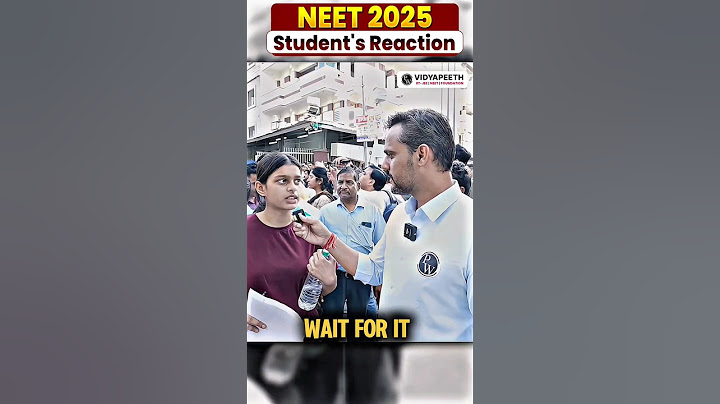 Physics Paper Is EASY! 💀NEET 2025 Students Reaction! #shorts