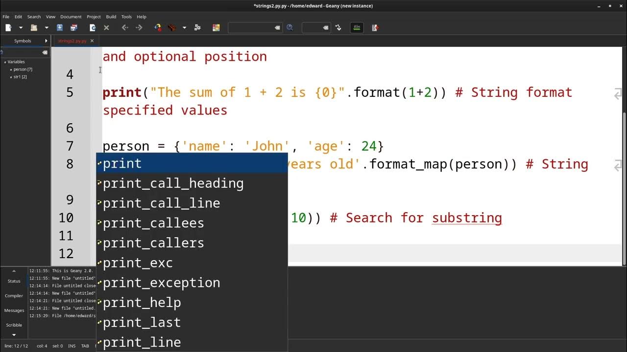 Manipulate Strings Part II Using Python - YouTube