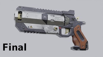 Apex Wingman 3DCG modeling tutorial in Blender & Substance Painter Final