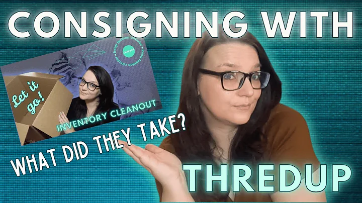 WHAT DID THREDUP TAKE FROM MY CLEANOUT KIT? Cleaning out stale inventory and my personal closet