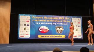1.Nástup A Iwalk Bikini Fitness Junior Markéta Prokešová