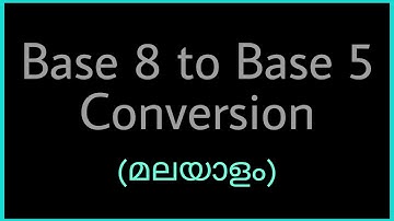 Base 8 to Base 5 Conversion