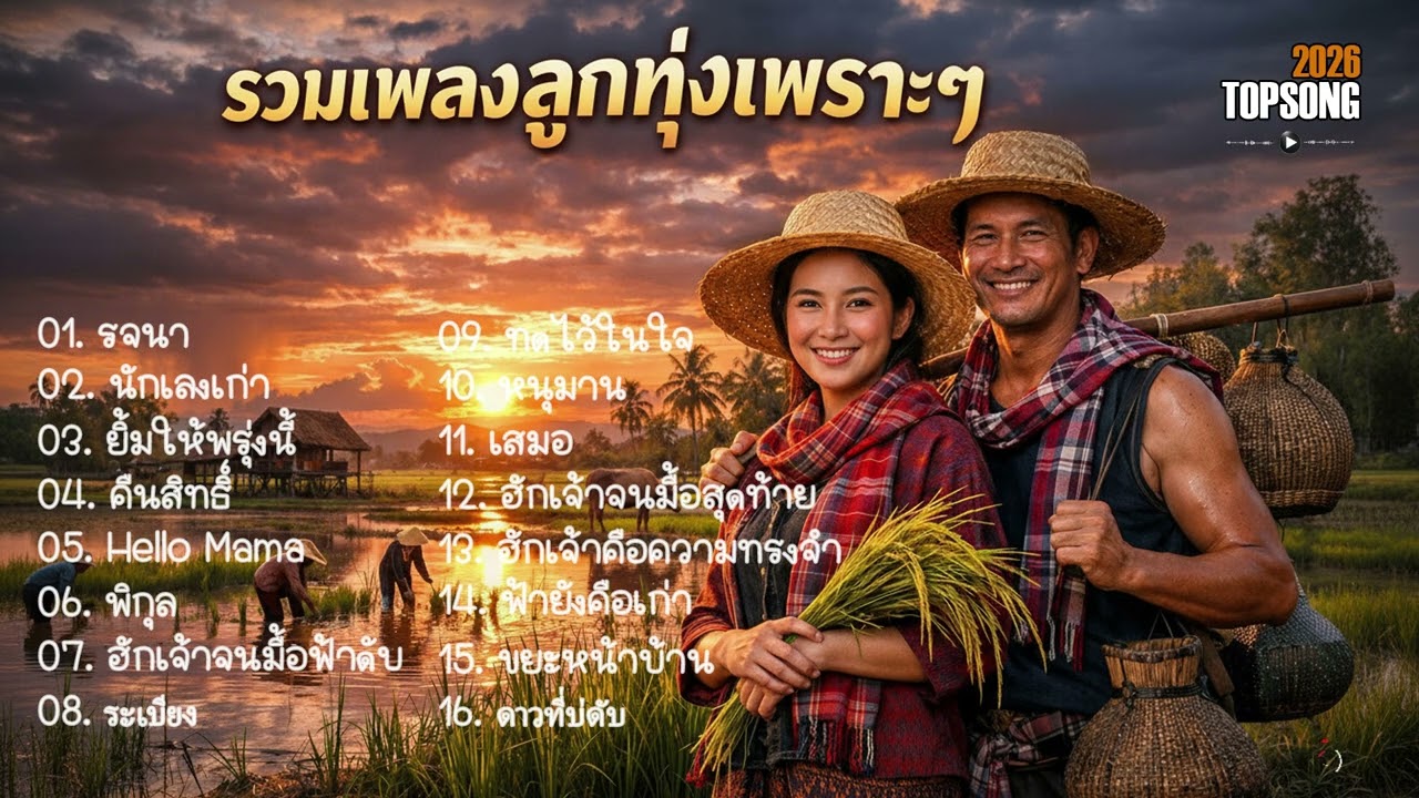 รวมเพลงลูกทุ่งอีสานเพราะๆ ฟังสบายๆ | Official Audio