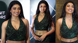Manya Singh Flaunts Her Huge Cleavage At Global Spa Prestigious Award Function 2023