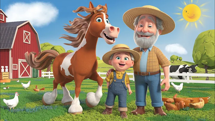 Old MacDonald Had A Farm - 3D Animation English Nursery rhymes & Songs for children with lyrics