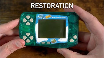 Bandai Wonderswan - Restoration & Hardware Breakdown 4K