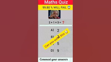 Can you solve this🤯| Maths Quiz #puzzle #math #mathpuzzle #riddles #viral #shorts #ytshorts #2025