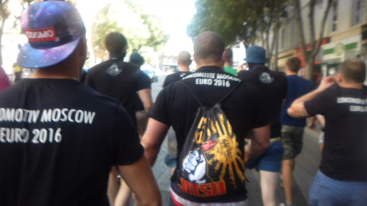 Russian Hooligans On Tour Marseille France Euro 2016 Youtube