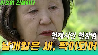 이것이 인생이다 ㅣ 날개없는새, 짝이되어 - 천상병 시인과 늦깍이부부로 22년을 수발든 아내  [인생실험] KBS 2004.06.08 방송