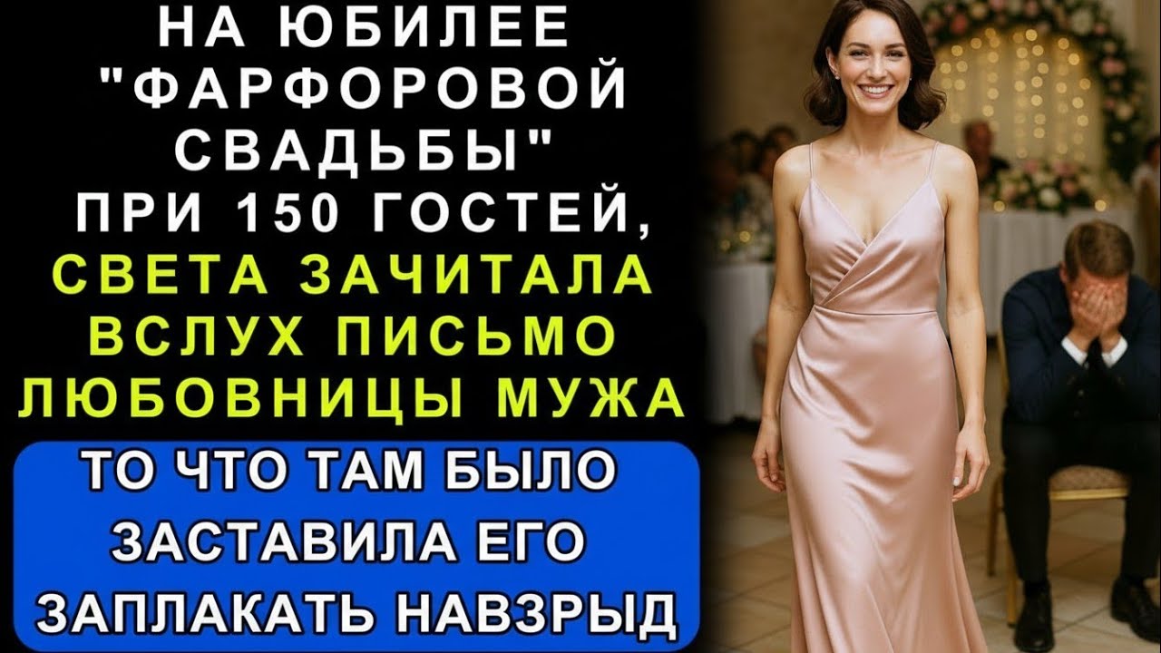 Она Прочитала Письмо Любовницы Мужа На Юбилее — И Правда Заставила Его Рыдать При Всех!