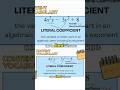 Difference Between Numerical and Literal Coefficient | Algebra Basics #grade8math #easyasmath