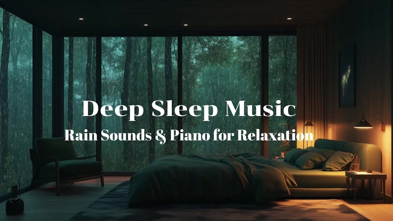 Soft Piano Music with Rain Sounds 🌧️ Relaxing Rain Piano for Deep Sleep ...