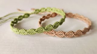 DIY Leaf  Bracelet Ideas| How To Make Bracelet At Home| Creation&you