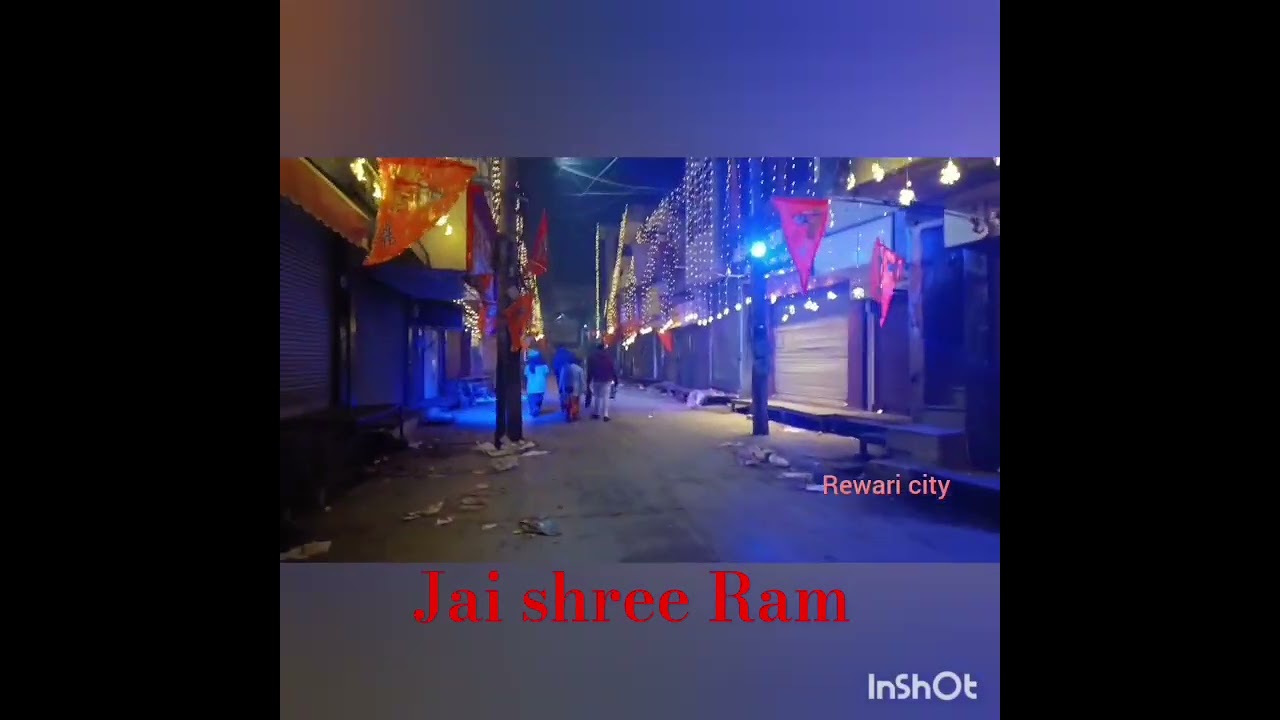 Rewari city Ram ji ka swagat 🙏🙏😎      