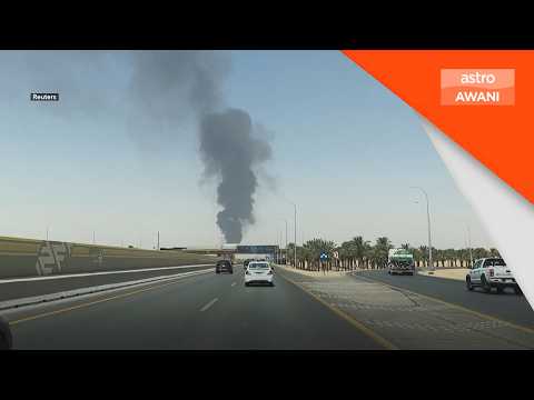 Konflik Asia Barat: Asap tebal kelihatan berhampiran Lapangan Terbang Riyadh