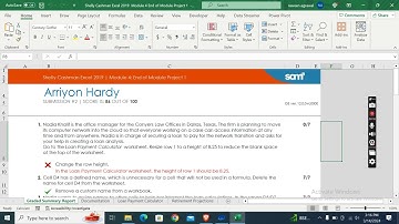 Shelly Cashman Excel 2019 | Module 4: End of Module Project 1 #shellycashmanexcel #module4