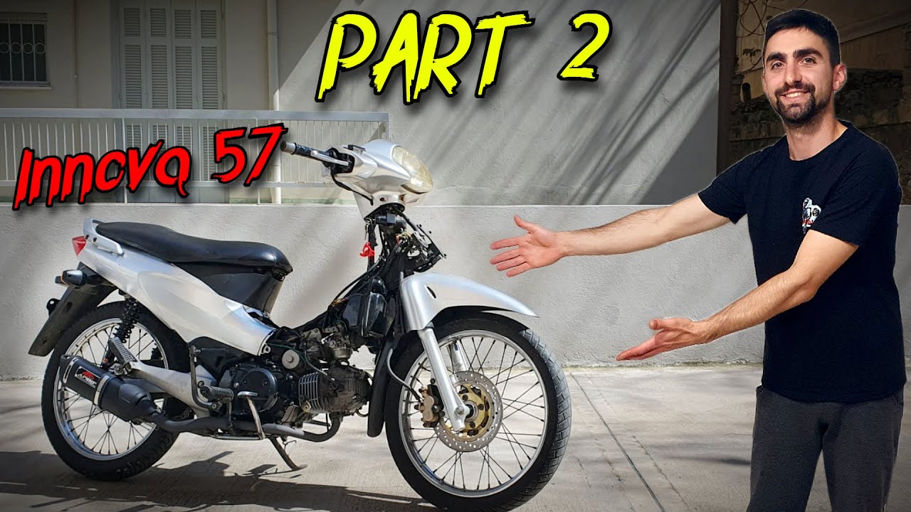 Δέσιμο Κινητήρα INNOVA 57mm!!🧐| Part 2(Wave 125)