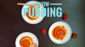 Snow Pudding || Easy Pudding Recipe ||Only 3 Ingredients|| Menu Makers