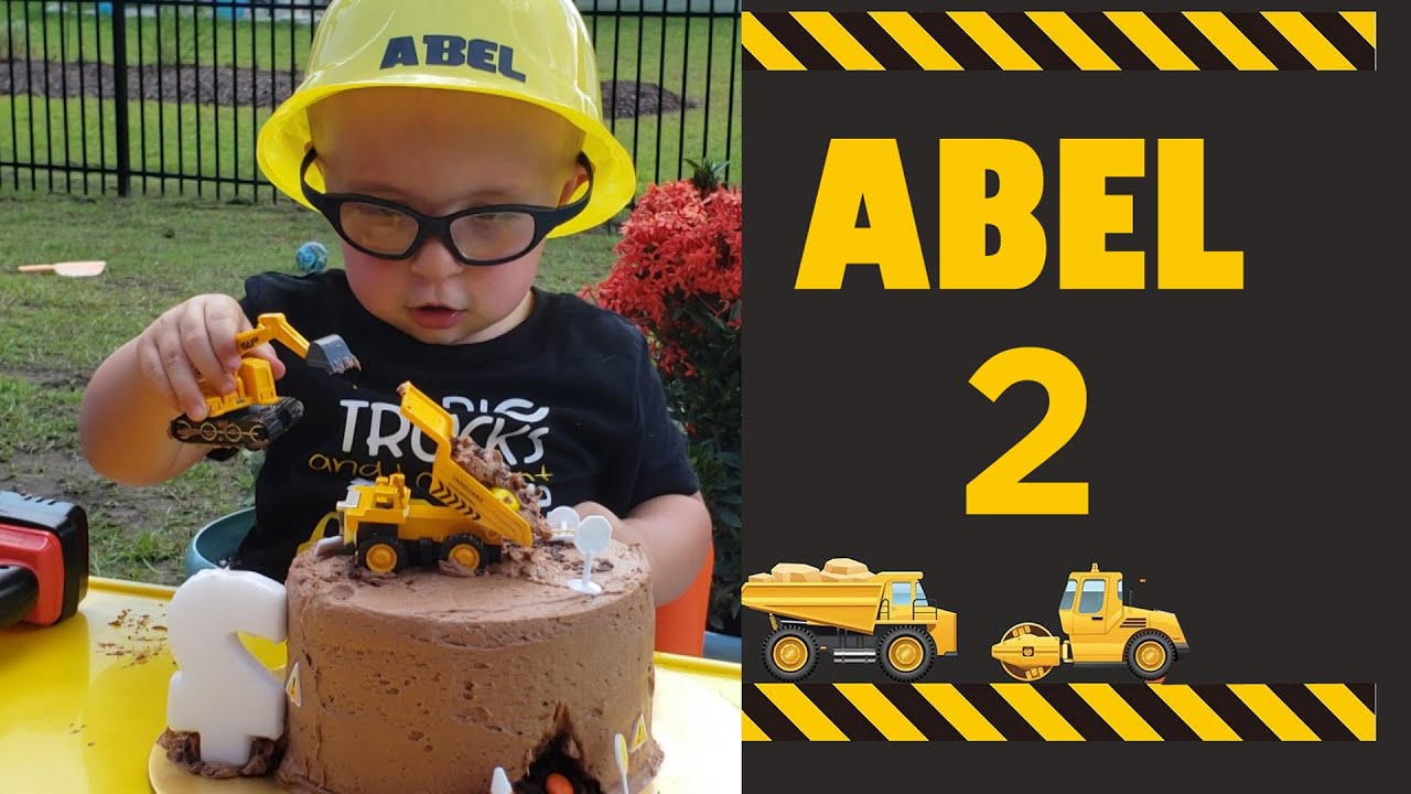 Abel's Construction Birthday Party | 2 Years Old Birthday Party Fun with Construction Theme