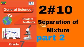 Grade 7 General Science 2#10 Separation of Mixture Part 2 screenshot 5