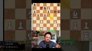 Gotham chess is a genius of chess analysis #shorts #short