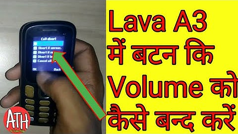 How To Turn Off Button Volume In Lava Keypad Phone | How to turn off button volume in Lava A3 |