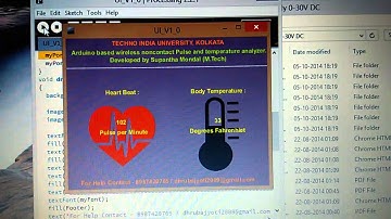 Wireless heart pulse and body temperature monitor