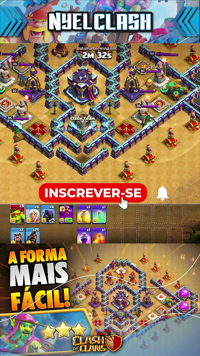 NOSSA E SO FAZER ASSIM!!! COMO COMPLETAR O NOVO DESAFIO DO REI DO XADREZ -  CLASH OF CLANS 