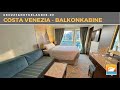 Costa Venezia -  Balkonkabine im venezianischen Stil im Rundgang (7124)  - Costa Kreuzfahrten