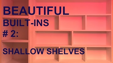 Built in book shelf Part 2 #005