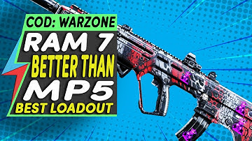 BETTER THAN MP5 - NEW RAM 7 BEST LOADOUT WARZONE SETUP CLASS | BEST AR ATTACHMENTS - after Nerf