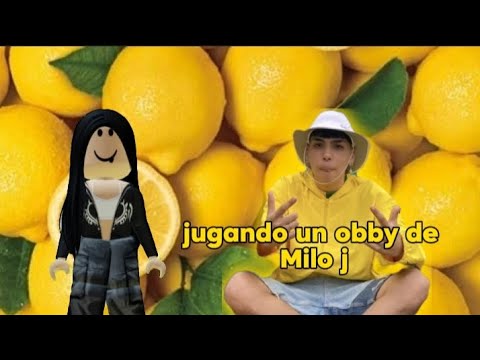 jugando un obby de Milo j//cata roblox12 #roblox #miloj #fruto