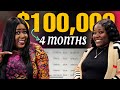 How She Went From $0 To 6 Figures IN ONLY 4 MONTHS | NO DEGREE