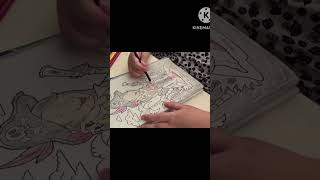 Colouring a tough pirate! 🏴‍☠️ 🦜⛵️#coloring #colouring #fun #pirates #pirate #peaceful