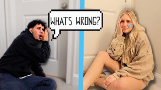 Crying With The Door Locked!! *PRANK*