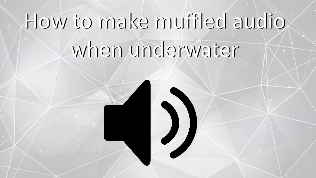 Roblox How To Make Muffled Audio Youtube - muffled audio roblox forum